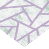 Laadbord en bleek groen mozaïekpatroon tafelkleed (Gekanteld)