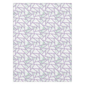 Laadbord en bleek groen mozaïekpatroon tafelkleed (Voorkant)