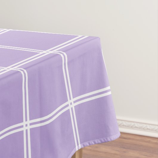 Laadbord voor katoen en witte dubbele streep tafelkleed (Voorbeeld)