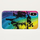 Laadbulle olifant op regenboog Case-Mate iPhone case (Achterkant (horizontaal))