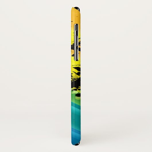 Laadbulle olifant op regenboog Case-Mate iPhone case (Achterkant/links)