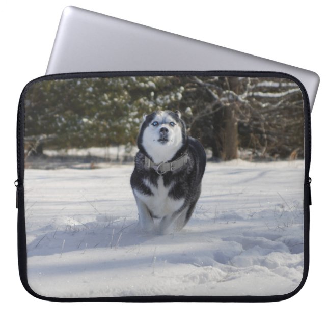 Laaddroogte Laptop Sleeve (Voorkant)