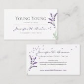 Laadflorale Essential Oils Distributor Visitekaartje (Voorkant / Achterkant)