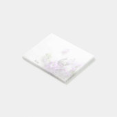 Laadgekleurde bloemen op oude muziek post-it® notes (Schuin)