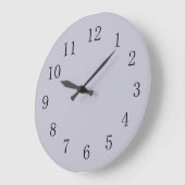 Laadgrijze vaste kleur grote klok (Hoek)