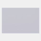 Laadgrijze vaste kleur inpakpapier vel (Voorkant 2)