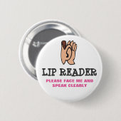 Laadlezer Ronde Button 5,7 Cm (Voorkant /achterkant)