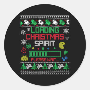 Laadlust voor games voor gamer lelijk ronde sticker