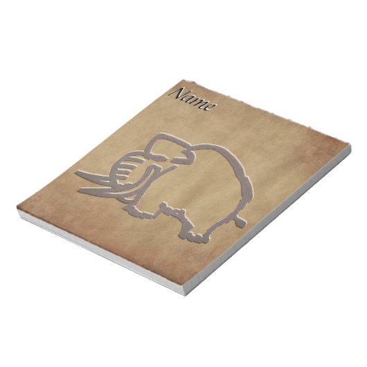 laadmammoet notitieblok (Linkerzijde)