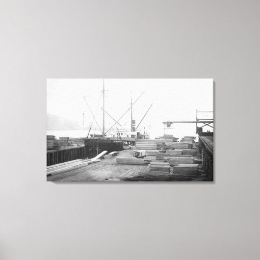 Laadnummer in General Hubbard Ship Canvas Afdruk (Voorkant)