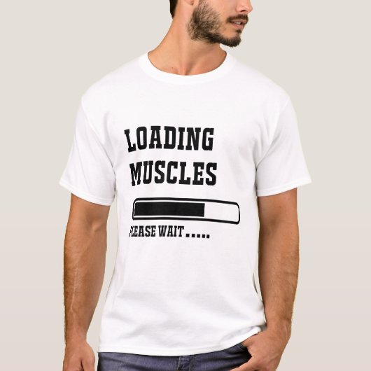 Laadspieren T-shirt (Voorkant)