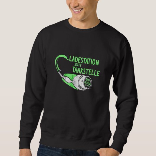 Laadstation in plaats van benzinestation Electri Trui (Voorkant)