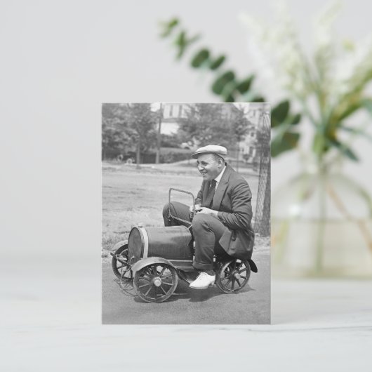 Laadtest, begin jaren 1900 briefkaart (Staand voorkant)