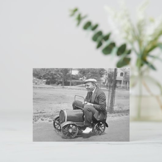 Laadtest, begin jaren 1900 briefkaart (Staand voorkant)