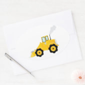 Laadtrekker Ovale Sticker (Envelop)