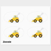 Laadtrekker Ovale Sticker (Vel)