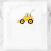 Laadtrekker Ovale Sticker (Tas)