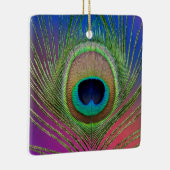 Laadveer van een pauw keramisch ornament (Rechts)