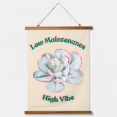 Laag Bij De Grond, Hoge Vibe Hangend Wandkleed (Voorkant)
