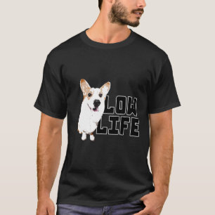 Laag-Bij-De-Gronds Corgi Moeder T-shirt