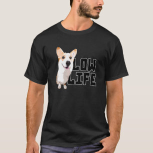 Laag-Bij-De-Gronds Corgi Moeder T-shirt
