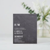 LAAG BUDGET All-in-1 Modern Krachtige Tekst Trouwf (Staand voorkant)