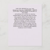 LAAG BUDGET Witte Rozen SAVE THE DATES Modern Flyer (Achterkant)