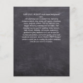 LAAG BUDGET Witte Rozen SAVE THE DATES Modern Flyer (Achterkant)