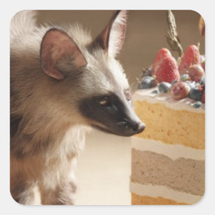 Laag Cake & Hyena Sticker
