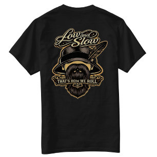 Laag en langzaam, zo gaan we terug - T-shirt met h