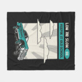 Laag en traag 66 Classic Lowrider Fleece Deken (Voorkant (Horizontaal))