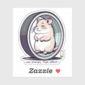 Laag Energie Hoge Inspanning – Herkenbaar Leven Sticker (Vel)