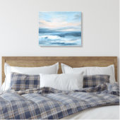 Laag getij - Abstract zeegezicht schilderij Canvas Afdruk (Insitu (Slaapkamer))
