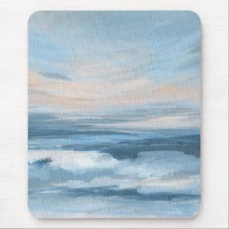 Laag getij - Abstract zeegezicht schilderij Muismat