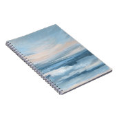 Laag getij - Abstract zeegezicht schilderij Notitieboek (Rechterzijde)