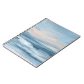 Laag getij - Abstract zeegezicht schilderij Notitieboek (Linkerzijde)