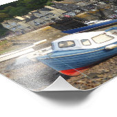 Laag getij bij Porlock Weir Foto Afdruk (Hoek)