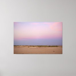 Laag getij - Canvas Fotografie Print