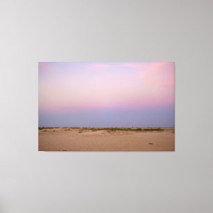 Laag getij - Canvas Fotografie Print