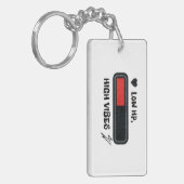 Laag HP, Hoge Vibe Sleutelhanger (Voorkant Links)