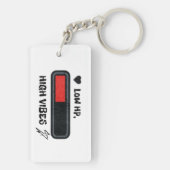 Laag HP, Hoge Vibe Sleutelhanger (achterkant)