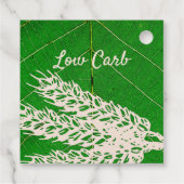Laag karb bedankjes labels (Achterkant)