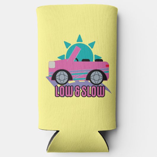 Laag & langzaam seltzer blikjeskoeler (Voorkant)