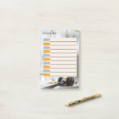 LAAG LIJST CONTROLEREN/RECHTER POST-IT® NOTES (Op bureau)