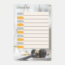 LAAG LIJST CONTROLEREN/RECHTER POST-IT® NOTES