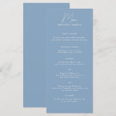 Laag Minamalist Menu (Voorkant / Achterkant)