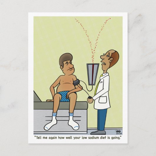 Laag natrium briefkaart (Voorkant)