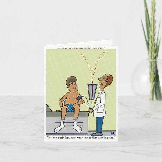 Laag natrium kaart (Voorkant)