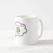 Laag op RAM | Visgeheugen voor hem | Funny Fish Koffiemok (Voorkant rechts)