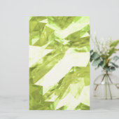 Laag poly abstract briefpapier (Staand voorkant)